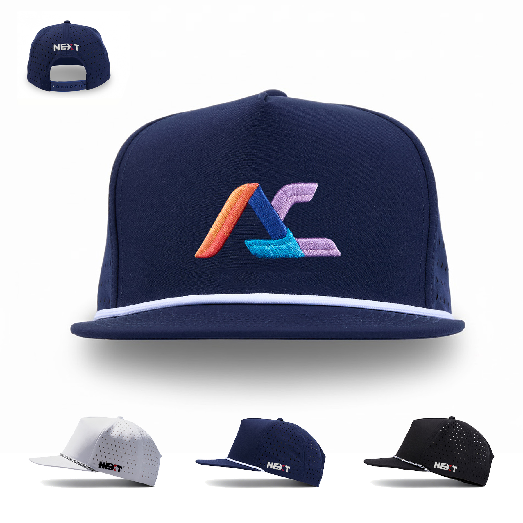 5-Panel Flat Bill Rope Cap 10