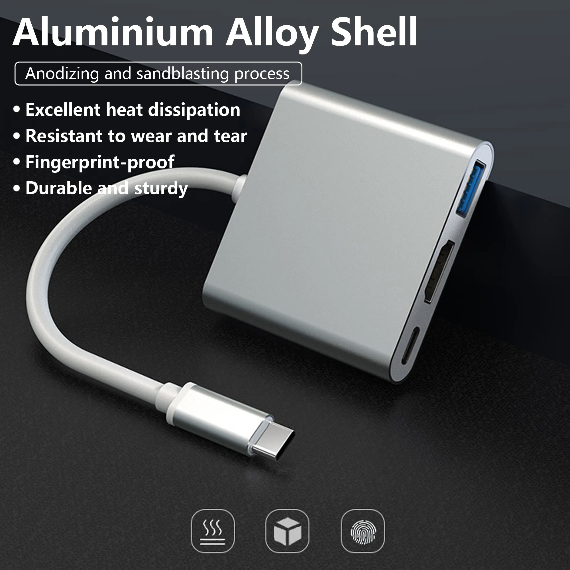 3 In 1 Type-C To HDMI Adapter 8