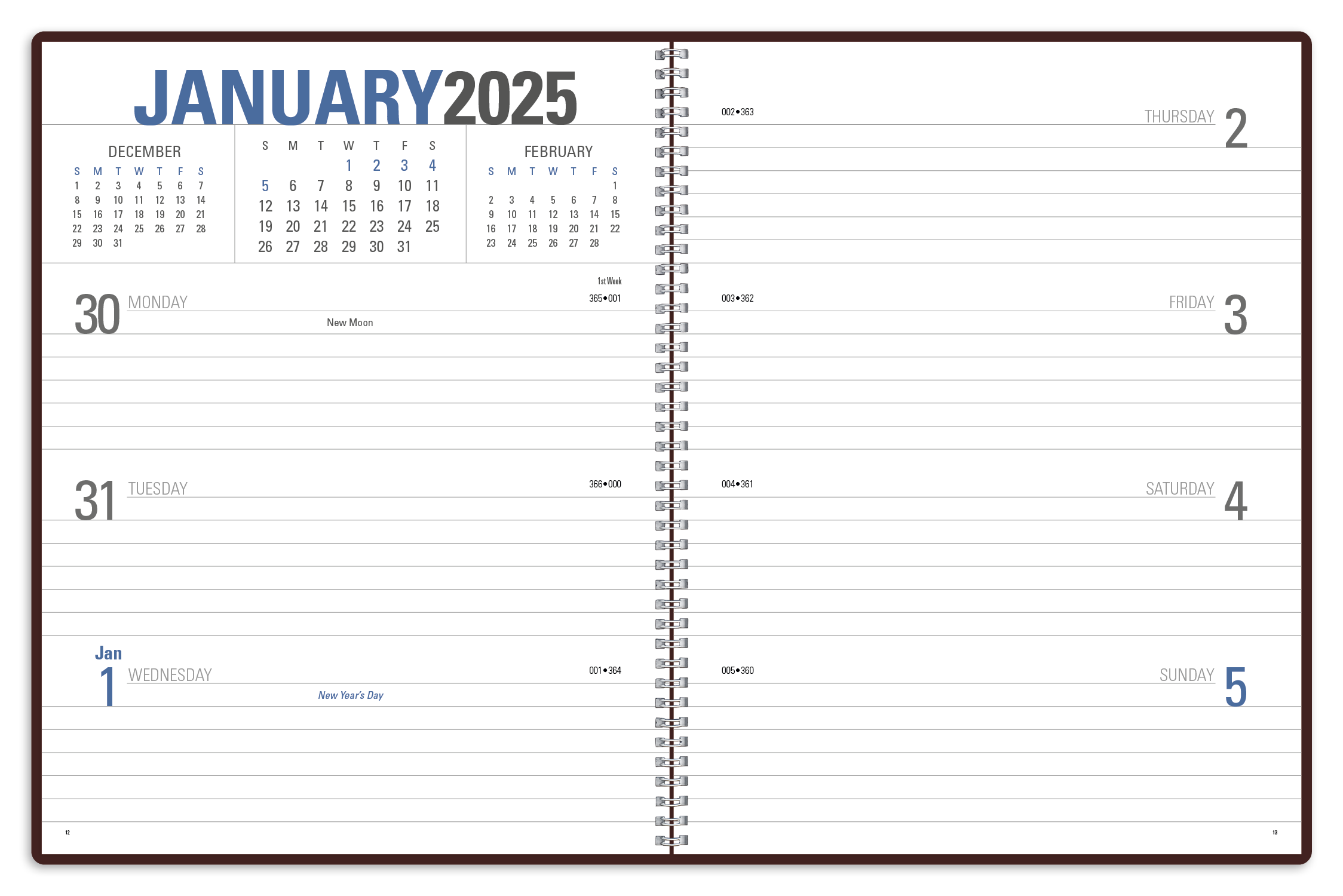 Triumph® Calendars Classic Weekly Planner 27