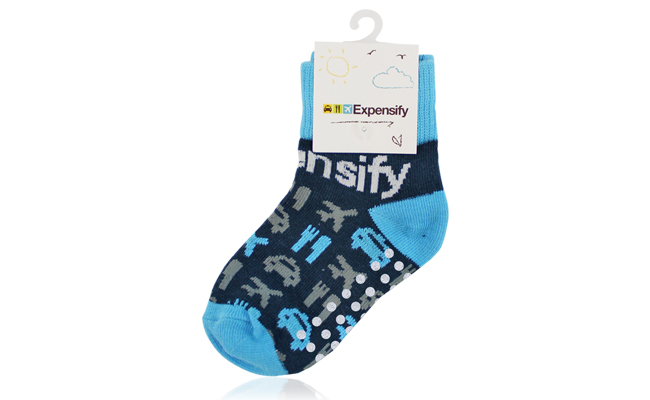 Pantone Matched Jacquard Baby Socks