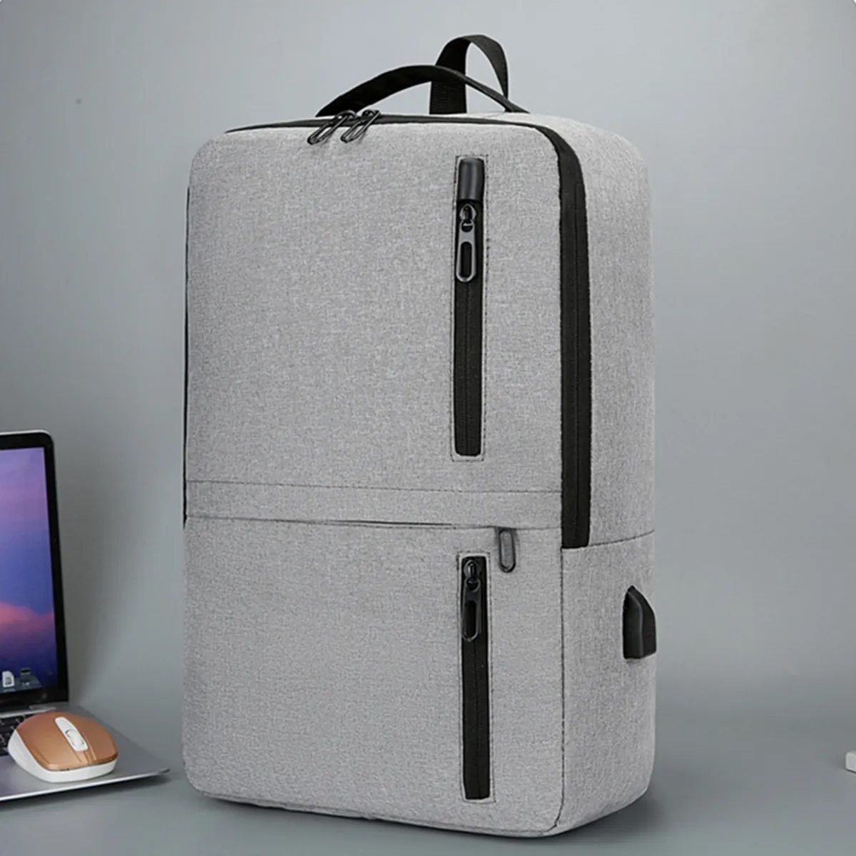 Backpack Waterproof Backpack with USB Port Lightweight Laptop Bag Backpack 2