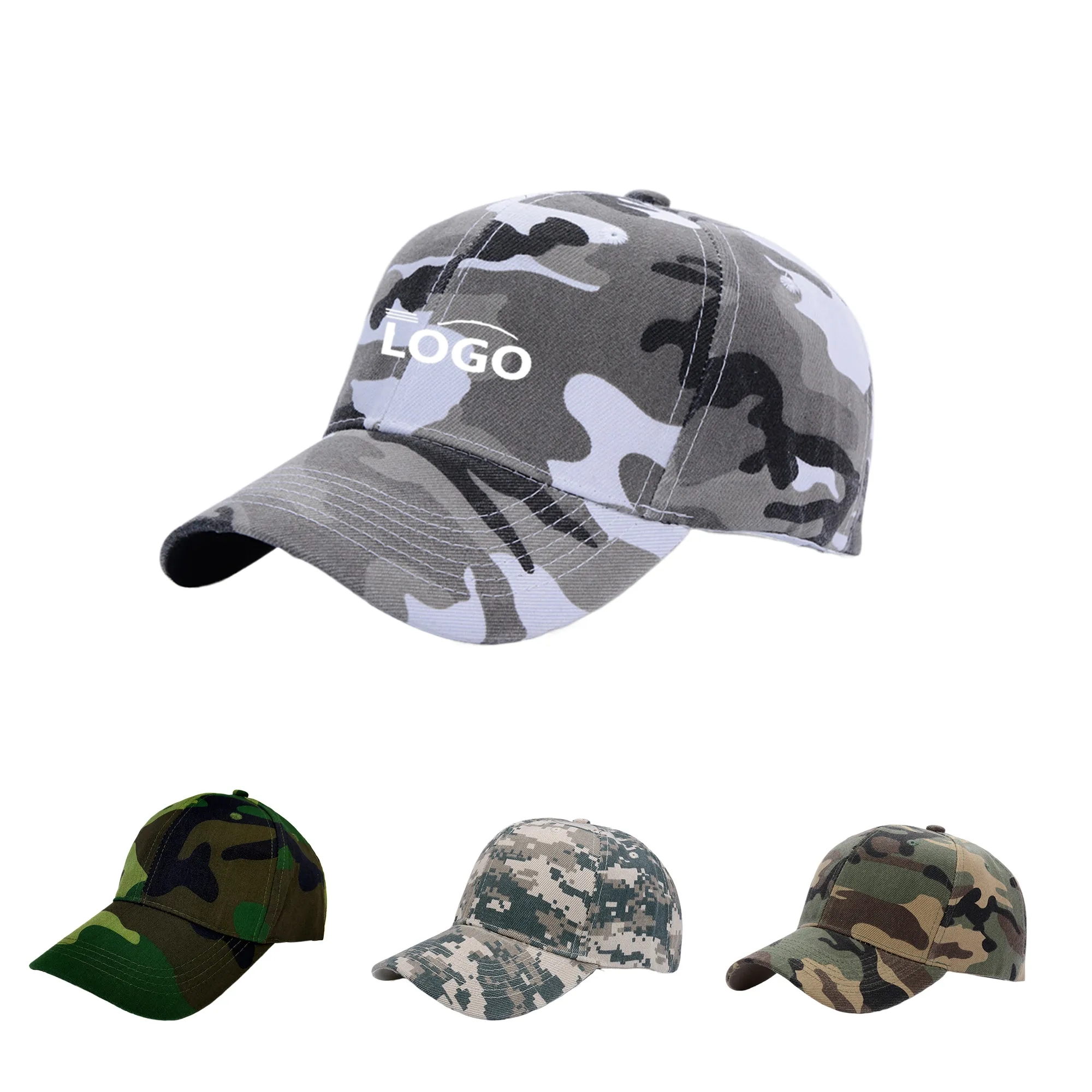 MOQ30 Summer Camp Military Ha tCamouflage Baseball Cap 7