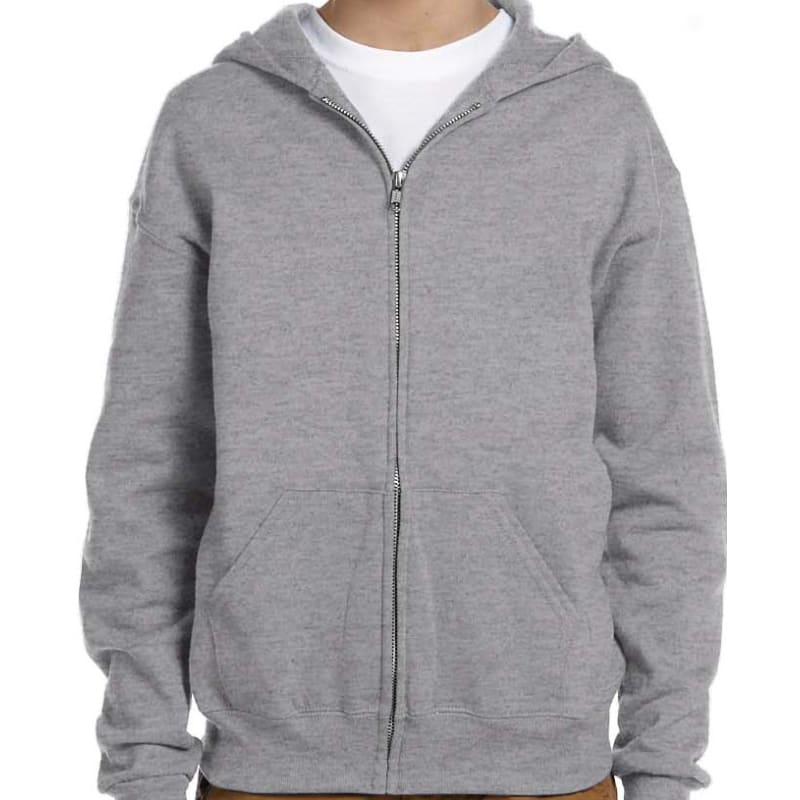 Jerzees Youth 8 Oz., 50/50 NuBlend® Fleece Full-Zip Hood 9