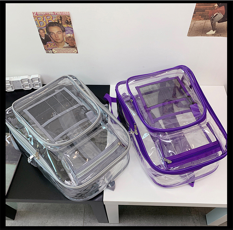 PVC Plastic Backpack 11