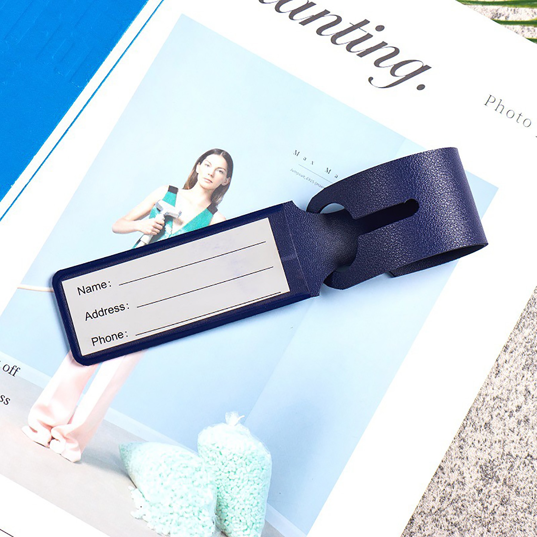 PVC Leather Luggage Tag 5