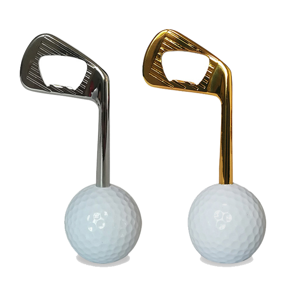 Custom Gift Zinc Alloy Stand-up Golf Shaped Bottle Opener 3