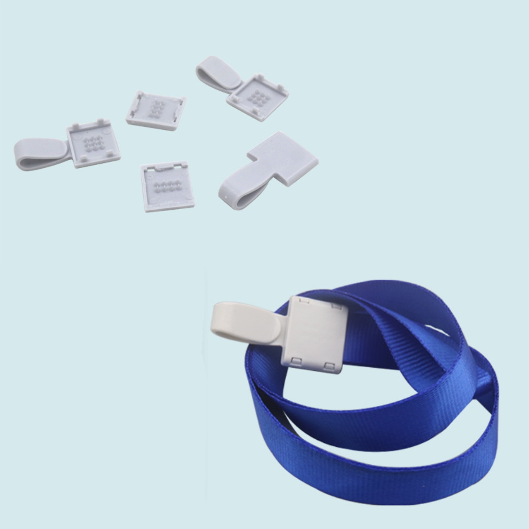 3/4" Solid Polyester Exhibition Lanyard For Id Badges 2