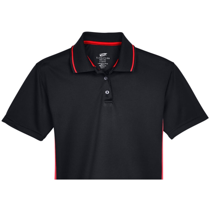 UltraClub Ladies' Cool & Dry Sport Two-Tone Polo 8