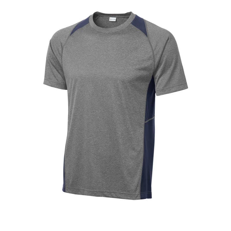 Sport-Tek Heather Colorblock Contender Tee. 36