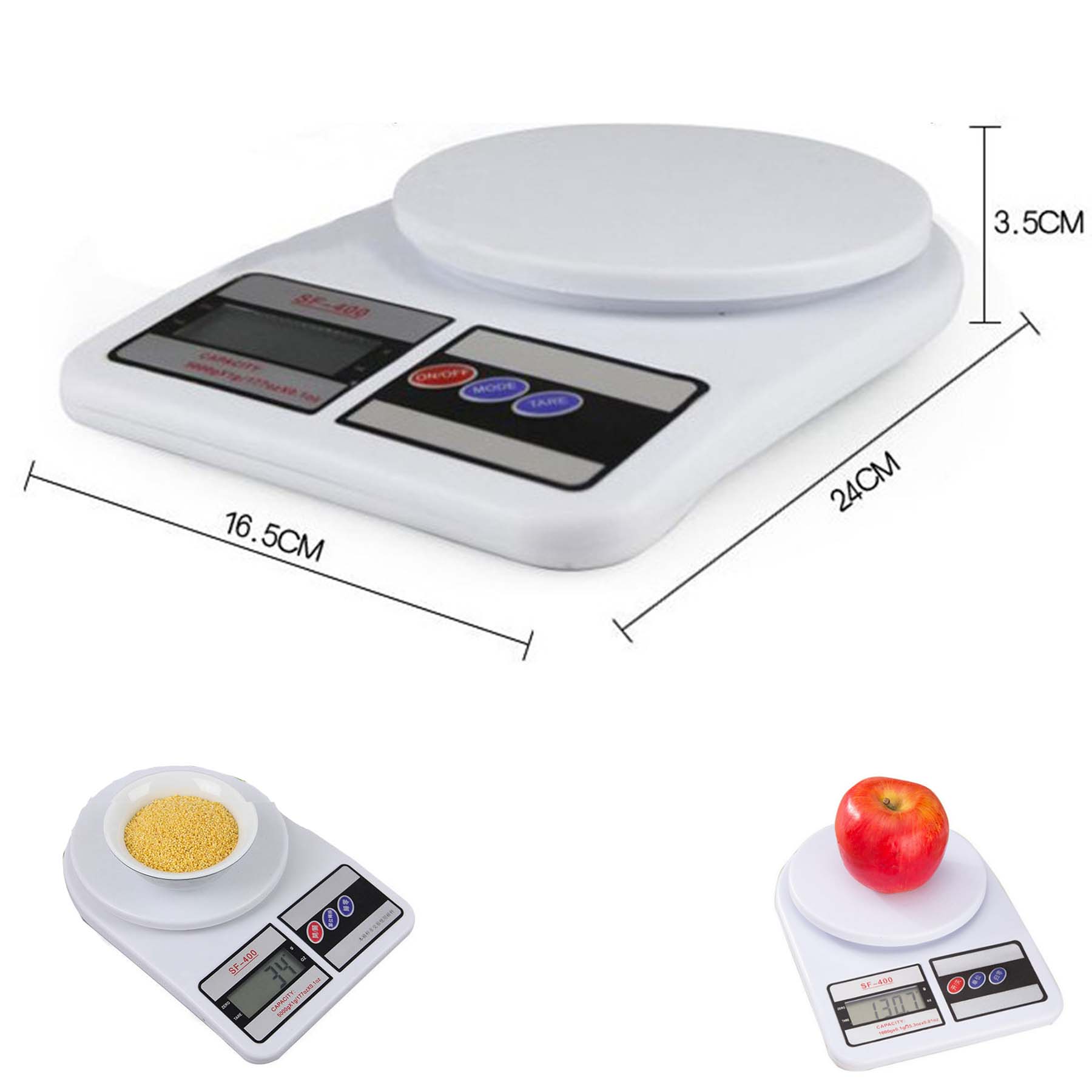 10KG Multi-function electronic scale Including Battery 1