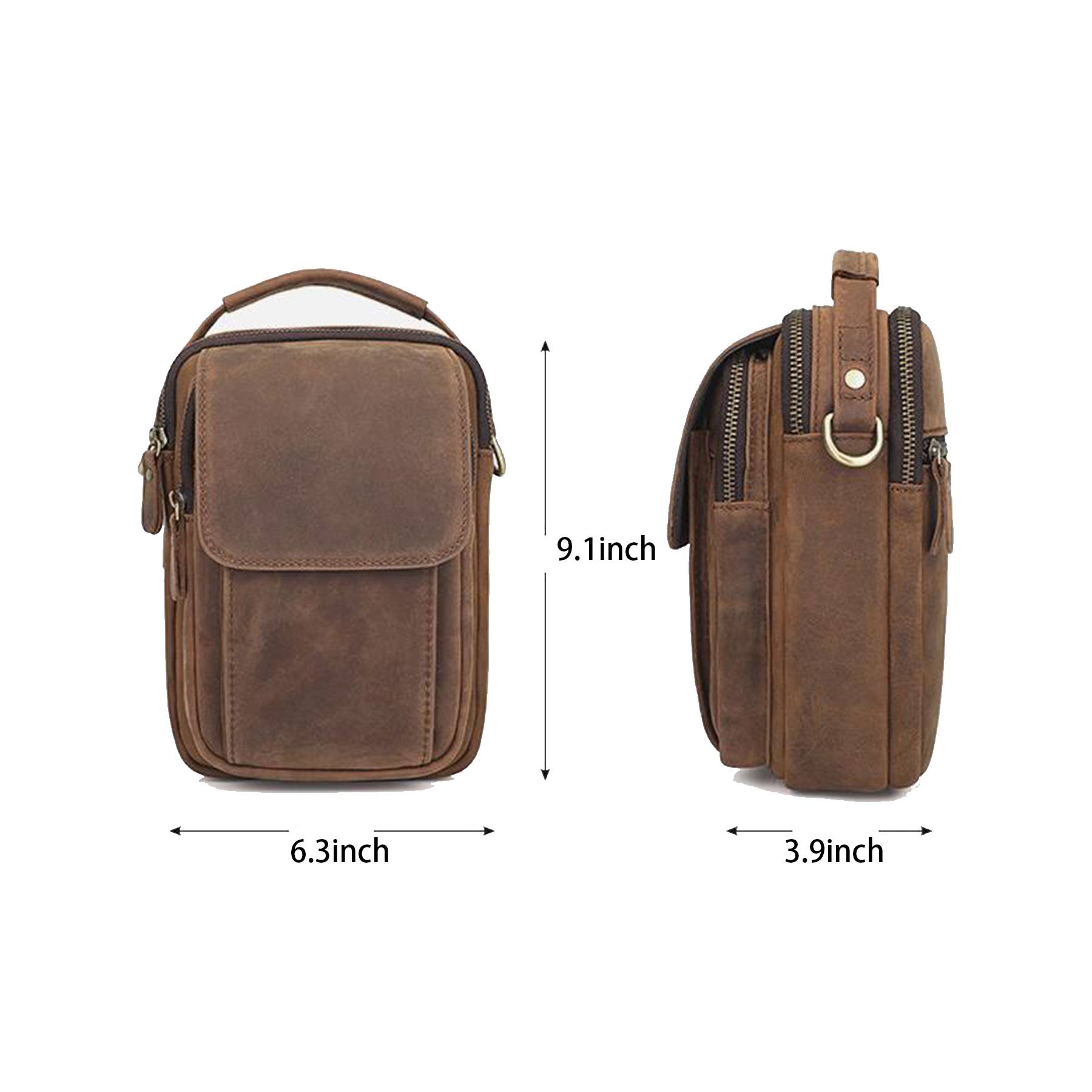 Leather Wearable Cross-body bag 5