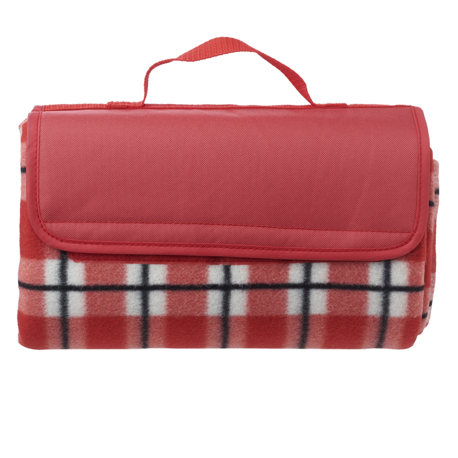 Checkered Roll-Up Picnic Blanket 3