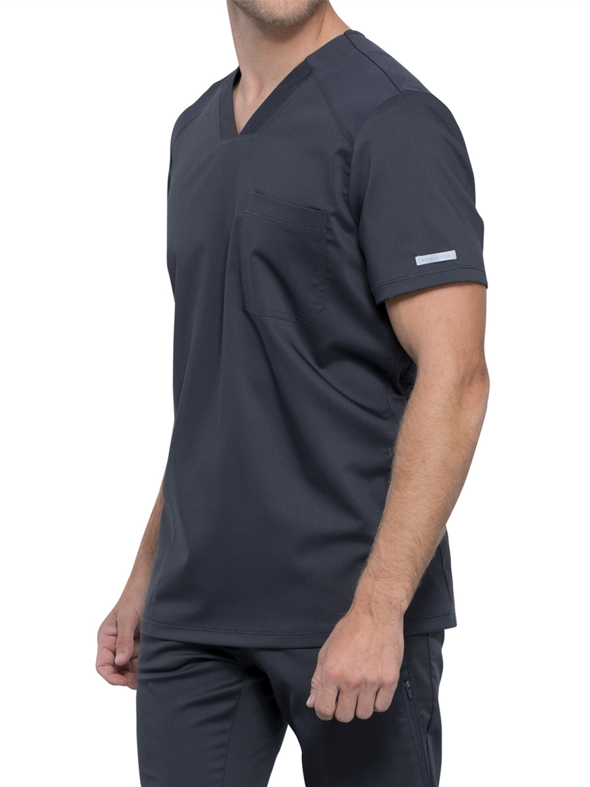 Cherokee - Workwear Revolution - Men's 2-Pocket V-Neck Top 2