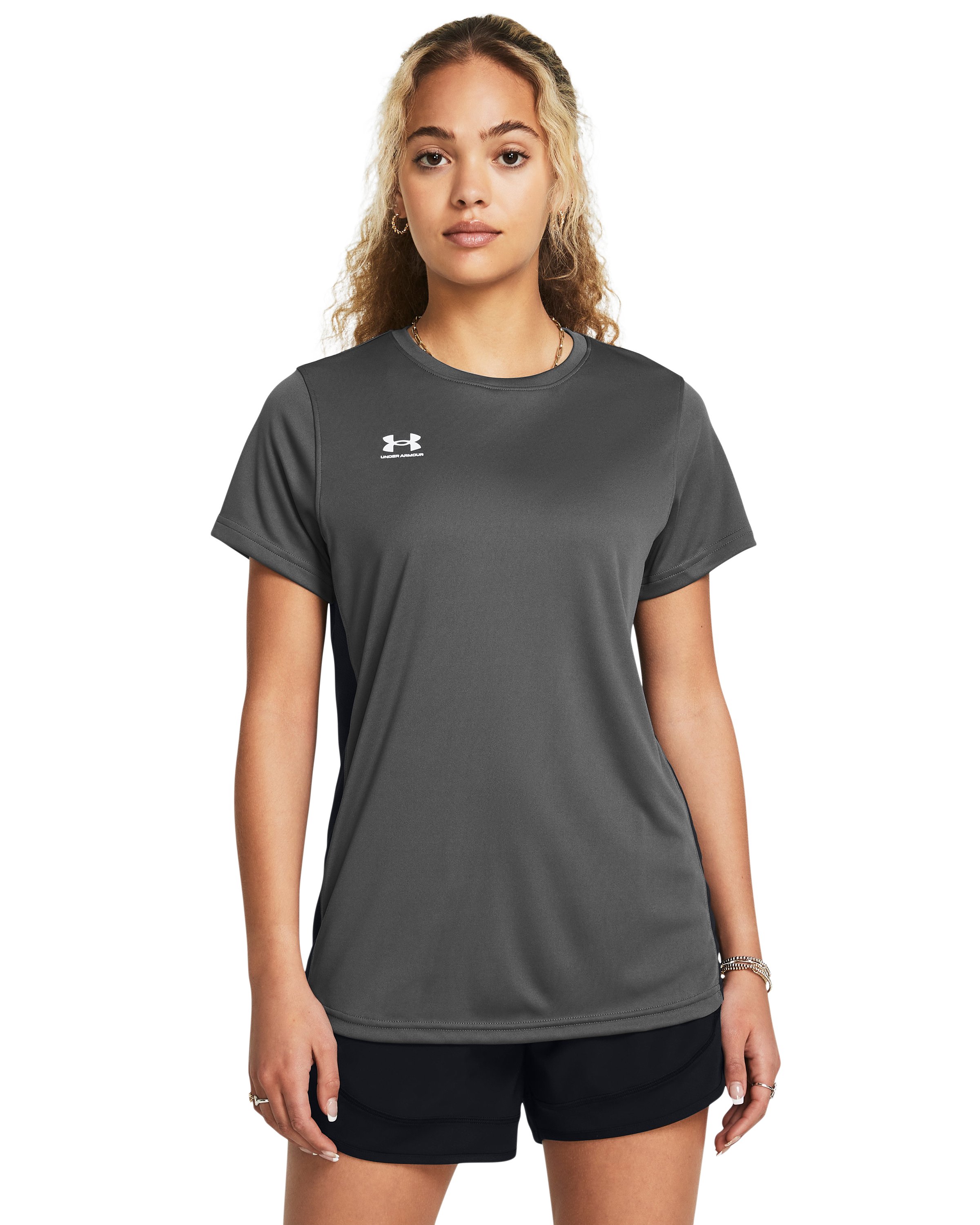 UA Challenger Women's Training Short Sleeve 3