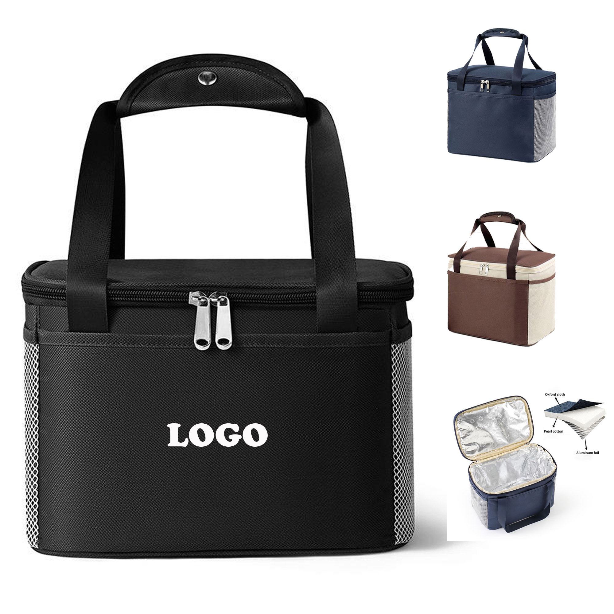 MOQ 5 pcs Oxford Fabric Meal Carrier 6