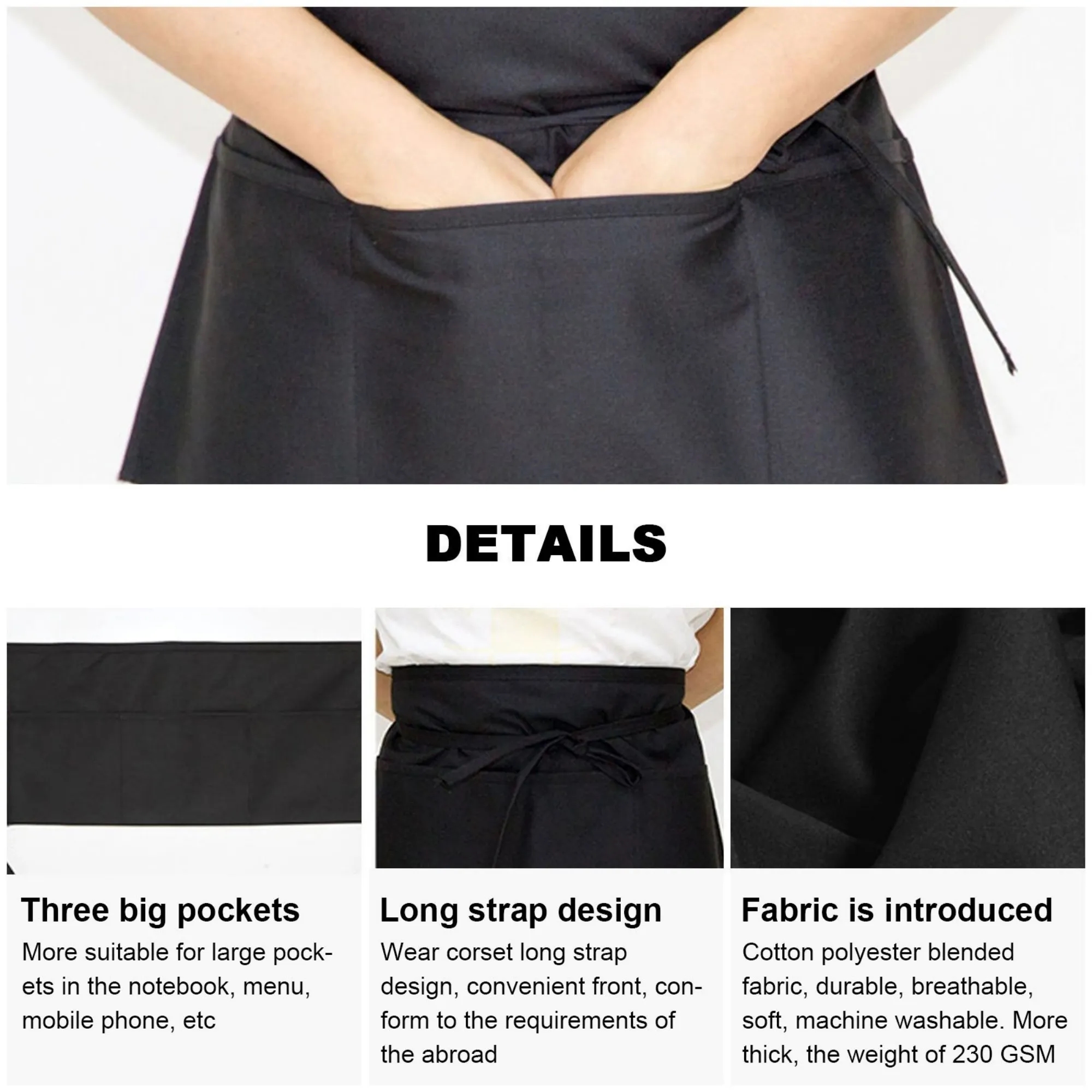 Waterproof & Stain-Resistant Waist Apron 3