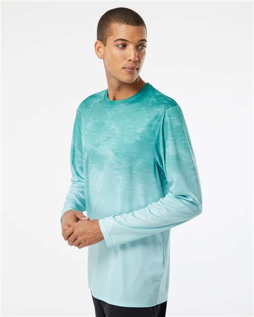 Unisex Montauk Oceanic Fade Performance Long Sleeve T-Shirt - 229 30