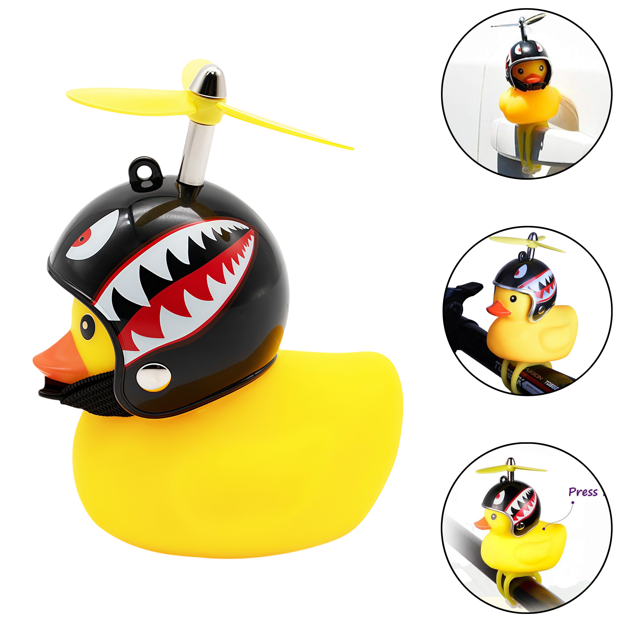 Shark Style Windproof Duck Car Bike Decor 2