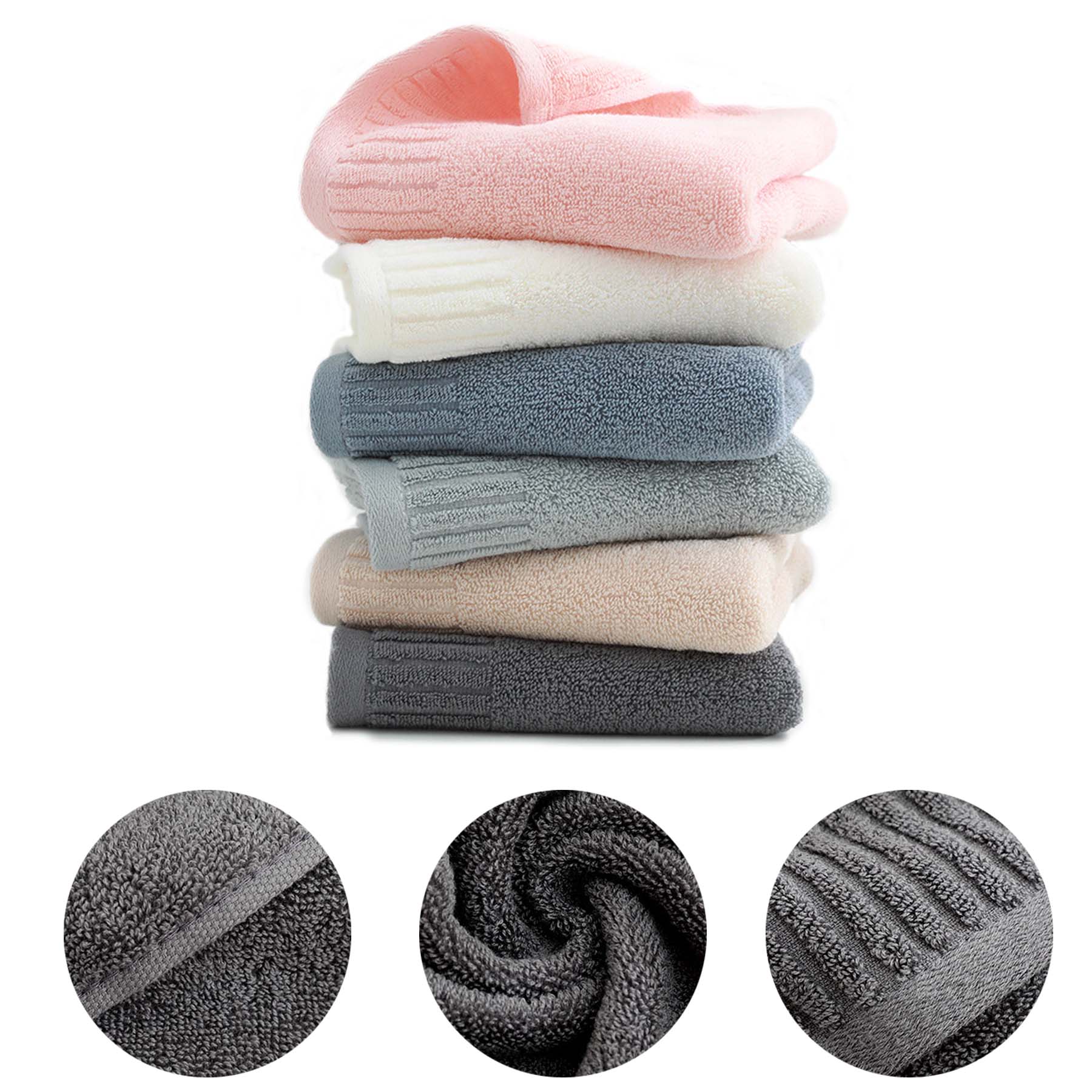 Absorbent Quick Dry Cotton Face Towels 2