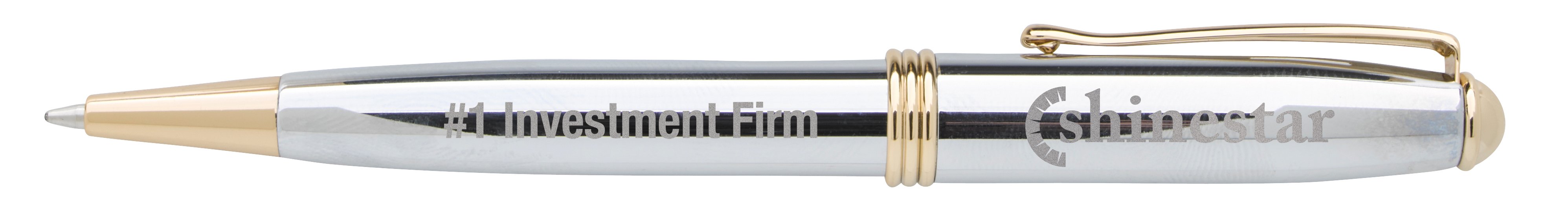 Souvenir® Worthington® Chrome Ballpoint Pen 5