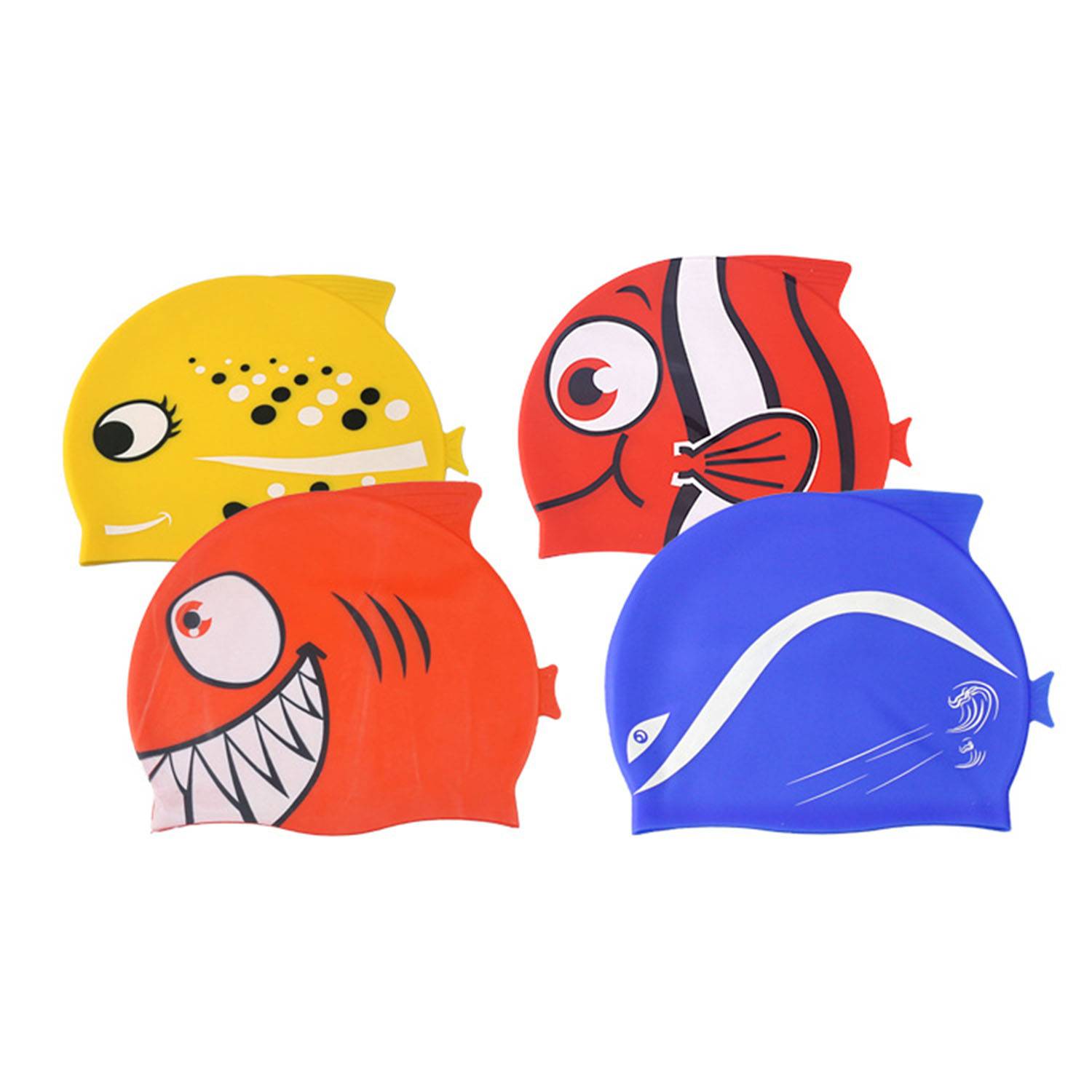 Fish Swim Caps For Children 3