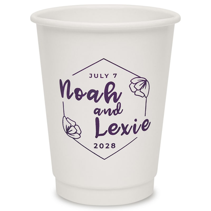 Custom 12 Oz. Double Wall Paper Hot Cups 2