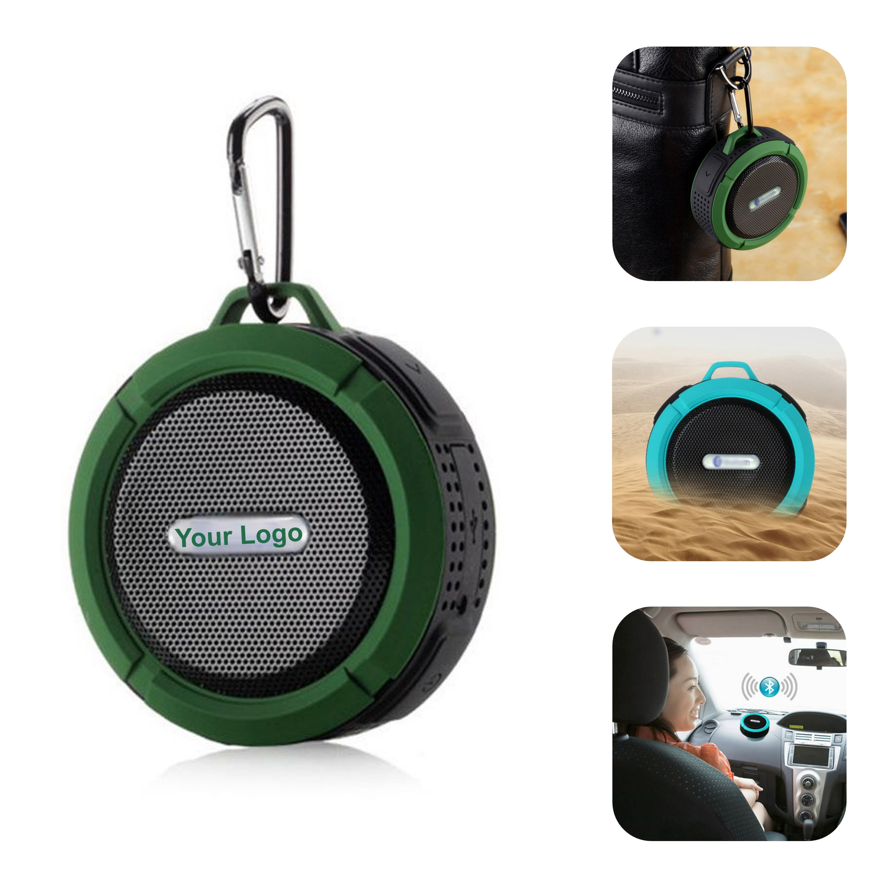 Waterproof Wireless Speaker with Hook (direct import) 3