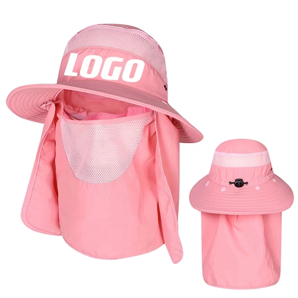 Protection Sunbonnet With Mesh Mask Neck Flap 2