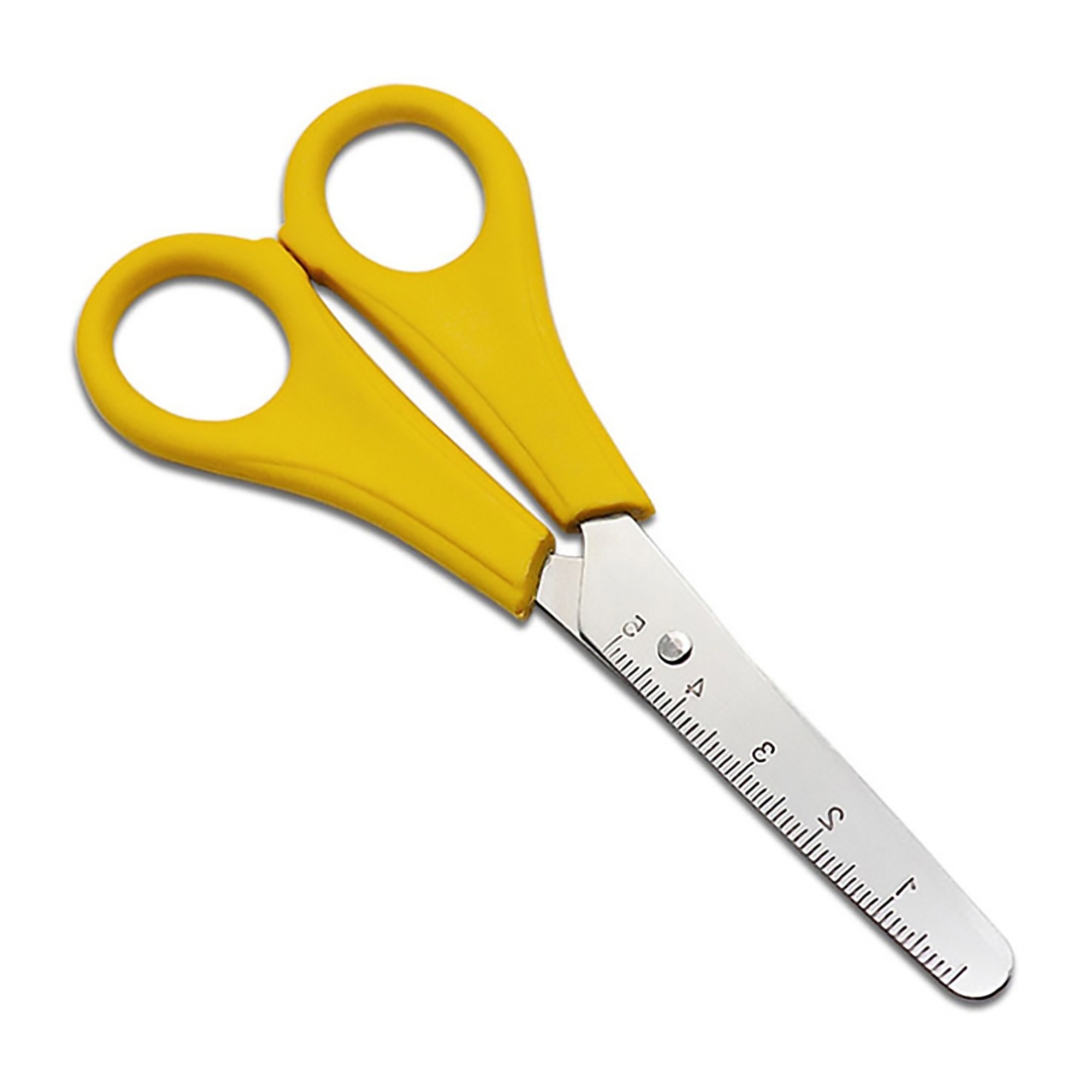 Polypropylene Safety Scissorts w/Ruler 5