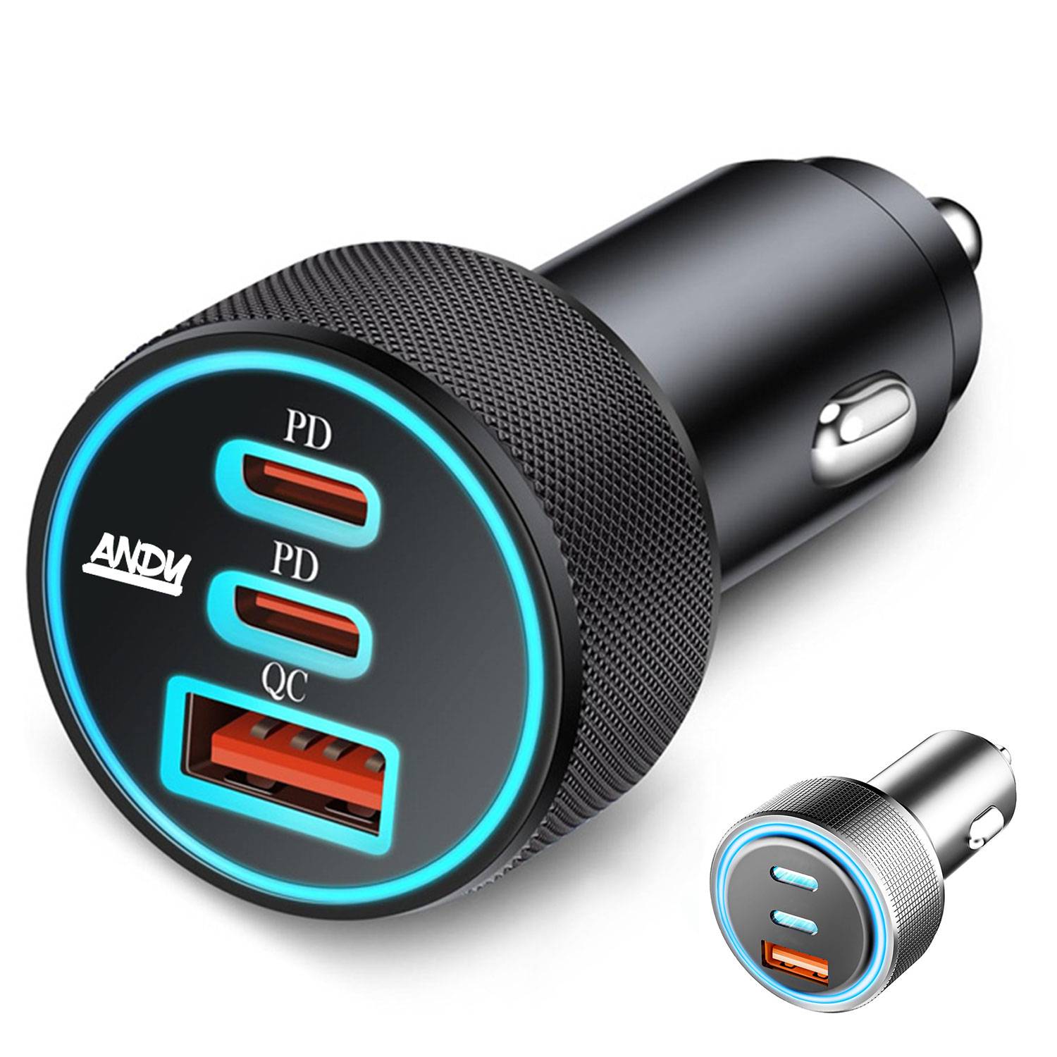 3-Port Ultra-Fast Car Charger 2