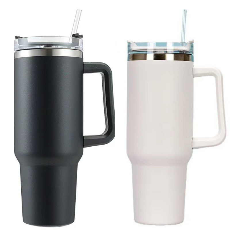 1000ML Tumbler with Lid and Straw