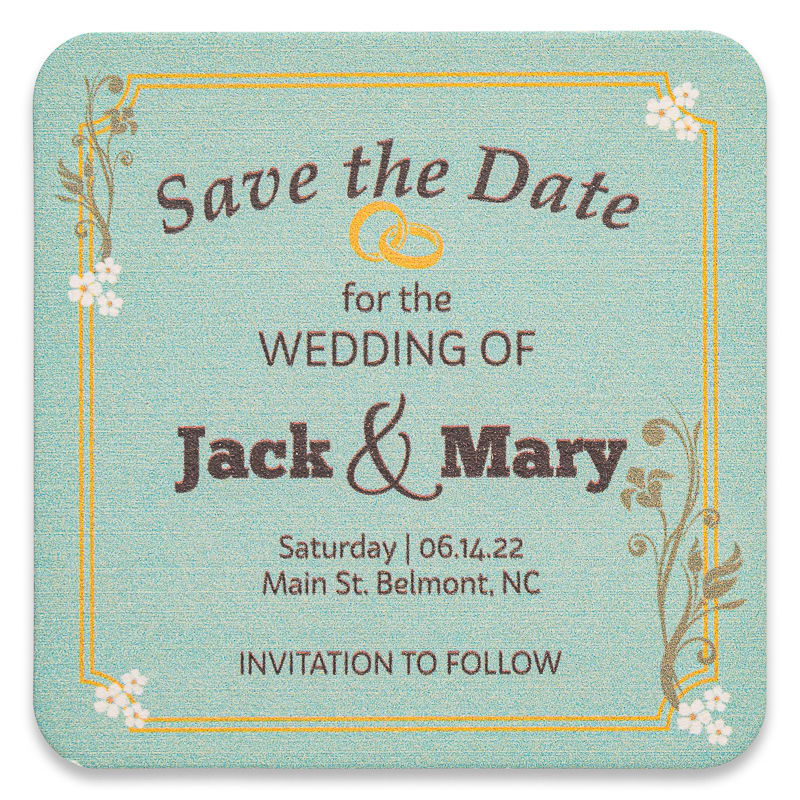 Pulpboard Coasters - 4" Square 15