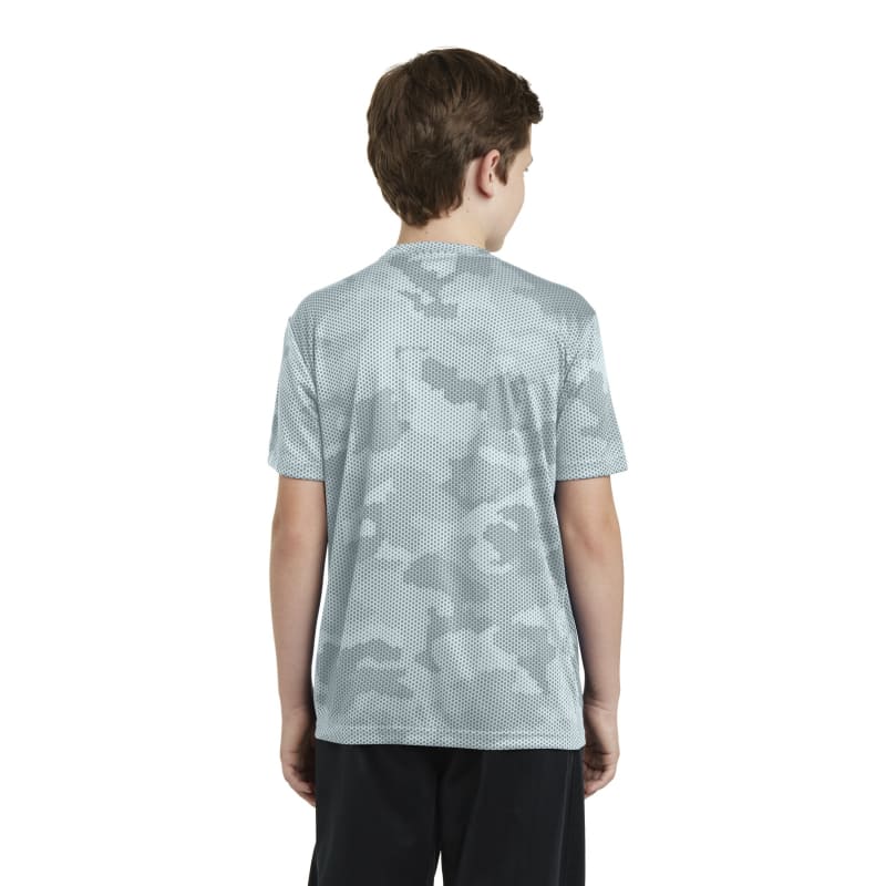 Sport-Tek Youth CamoHex Tee. 35