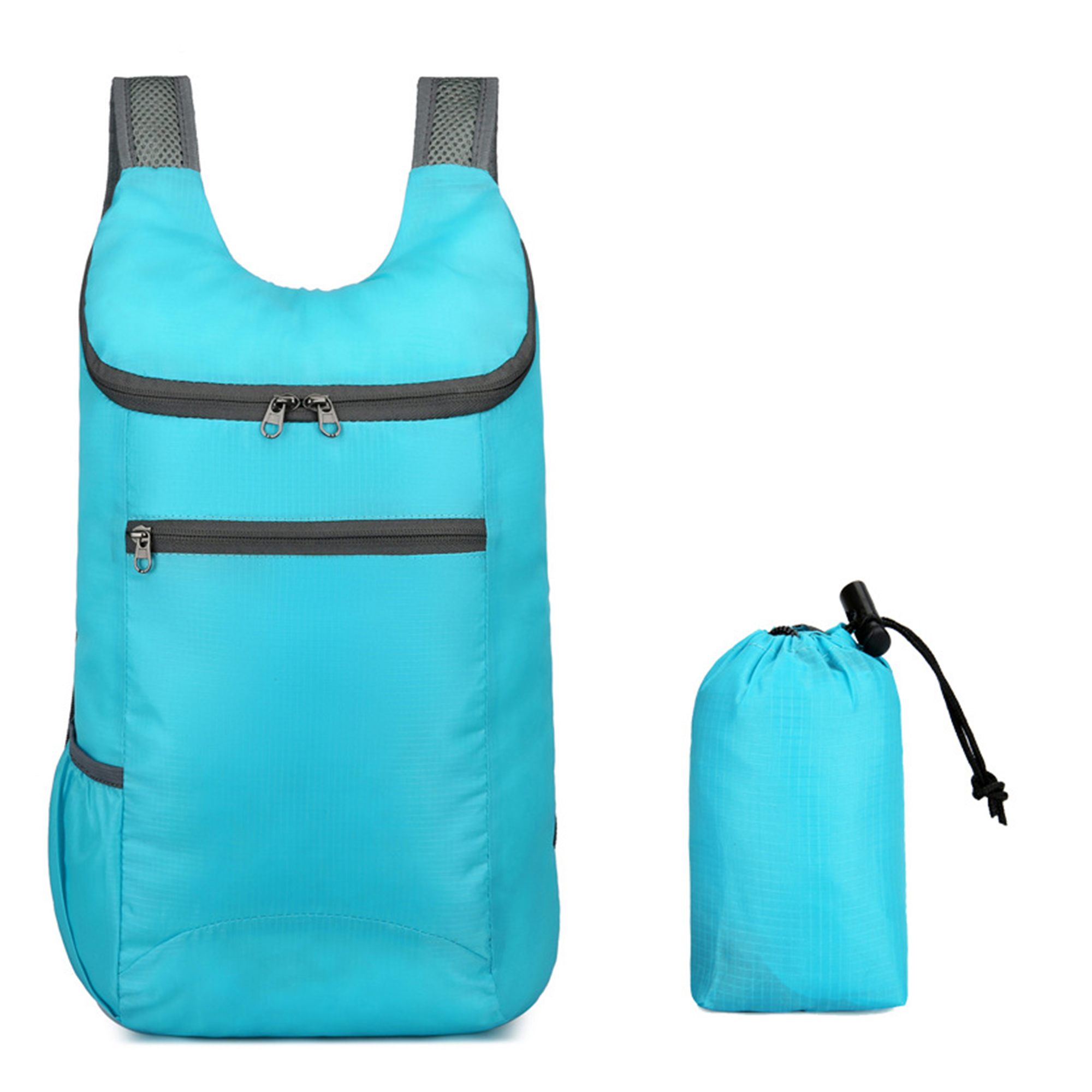 Water Resistant Foldable Travel Backpack 19.3" Length X 14.5" Width X 7.9" Height 11