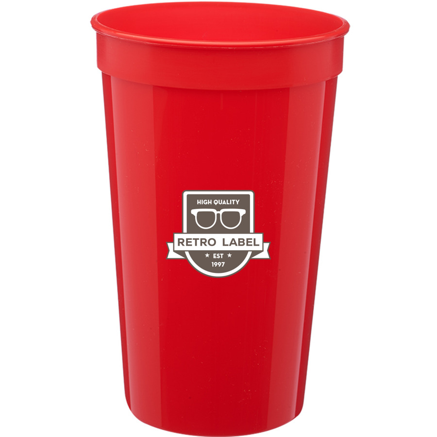 Plastic Stadium Cups 22 oz 23