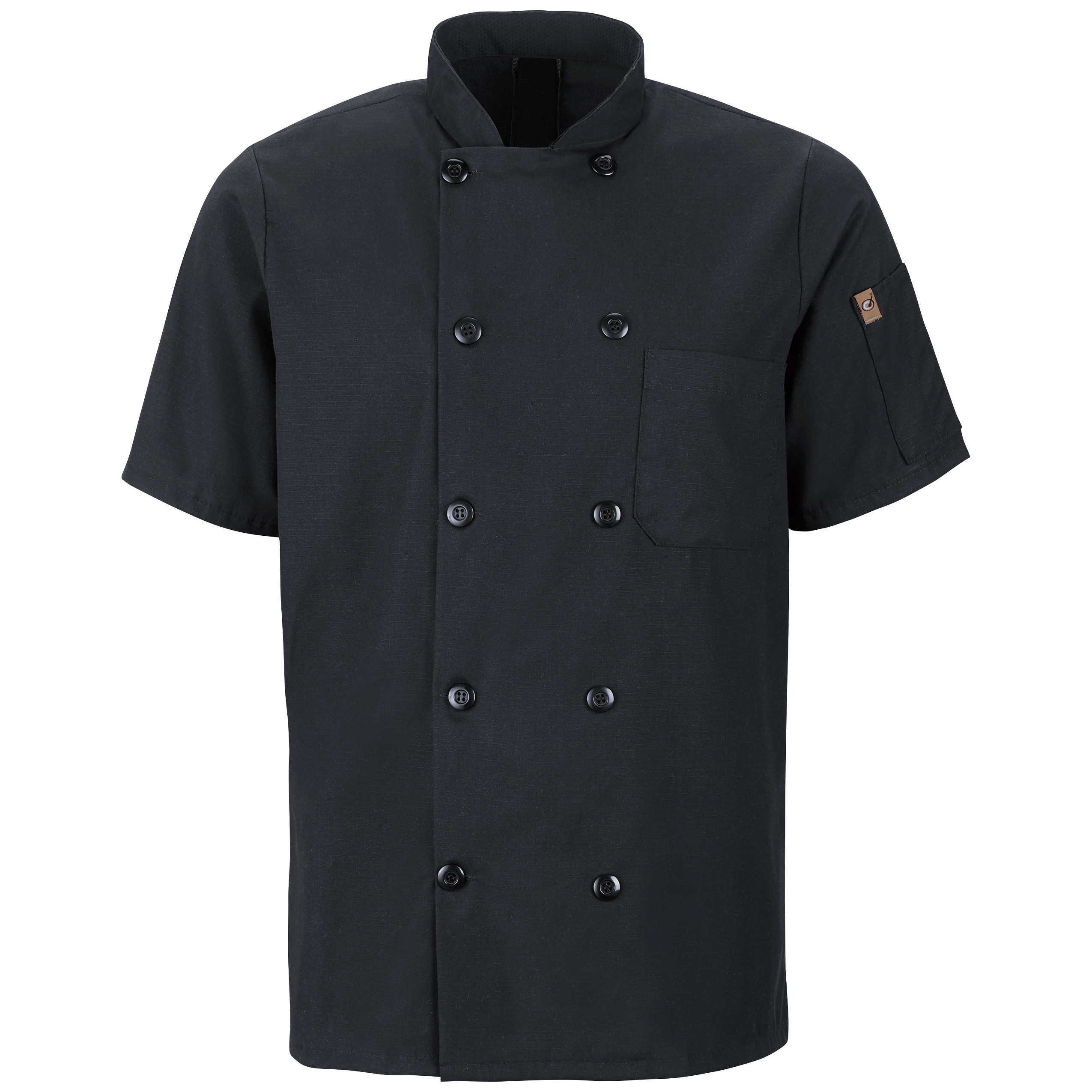 Red Kap® Men's Short Sleeve Chef Coat with OilBlok + MIMIX® 5