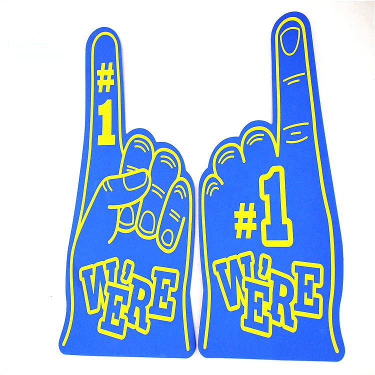 Jumbo Foam Finger Cheer Gloves 2