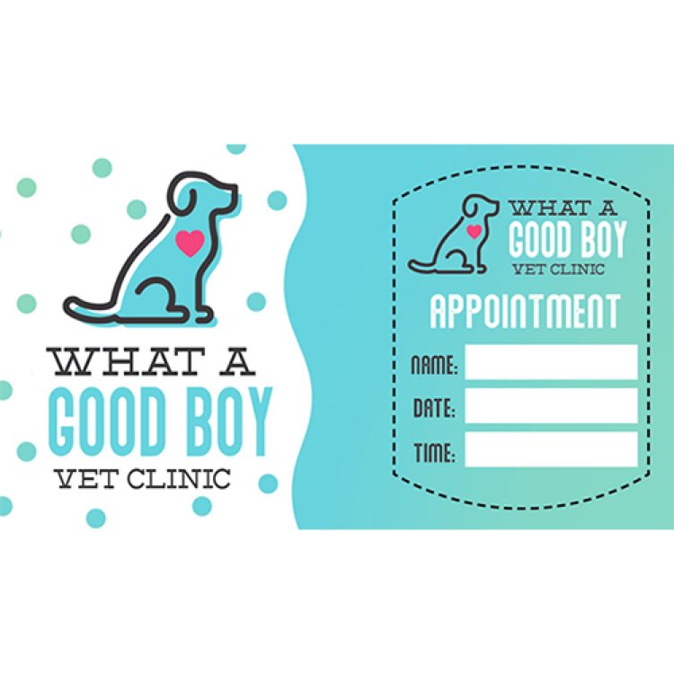 Barrel Rectangle Sticker Appointment Card (3.5" x 2")