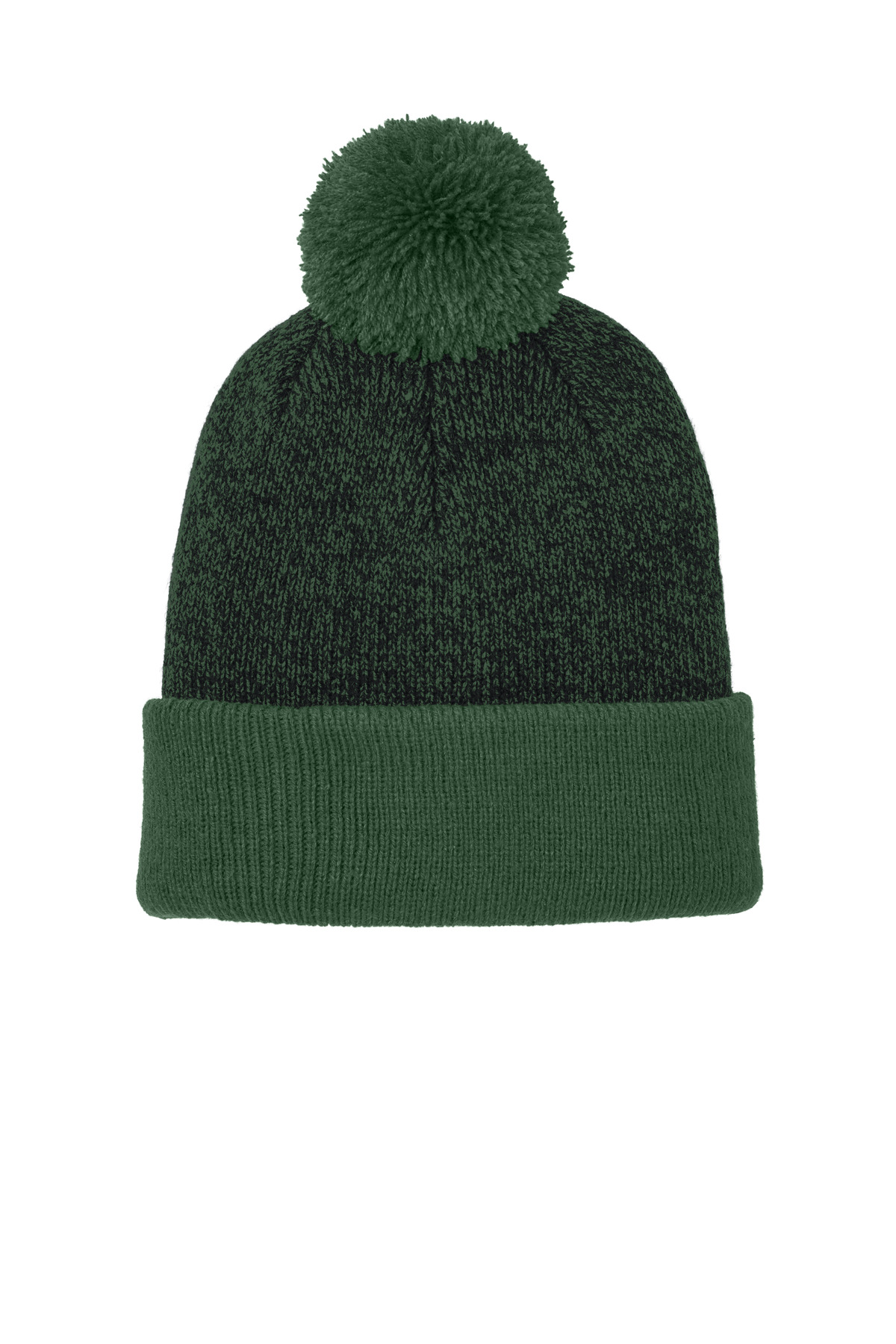 Sport-Tek Halftime Heather Pom Beanie STC68 1
