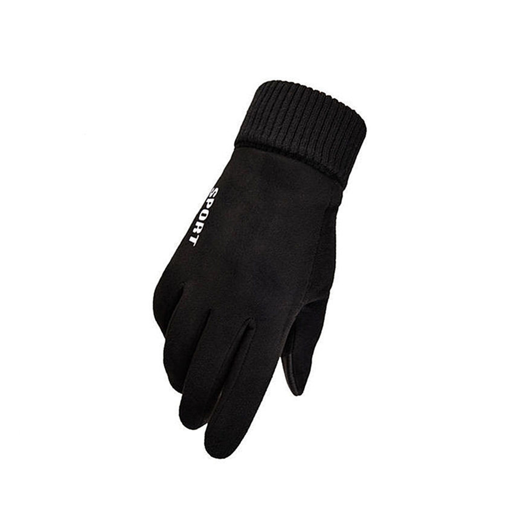 Winter  Thermal Touchscreen Suede Fabric Gloves 5