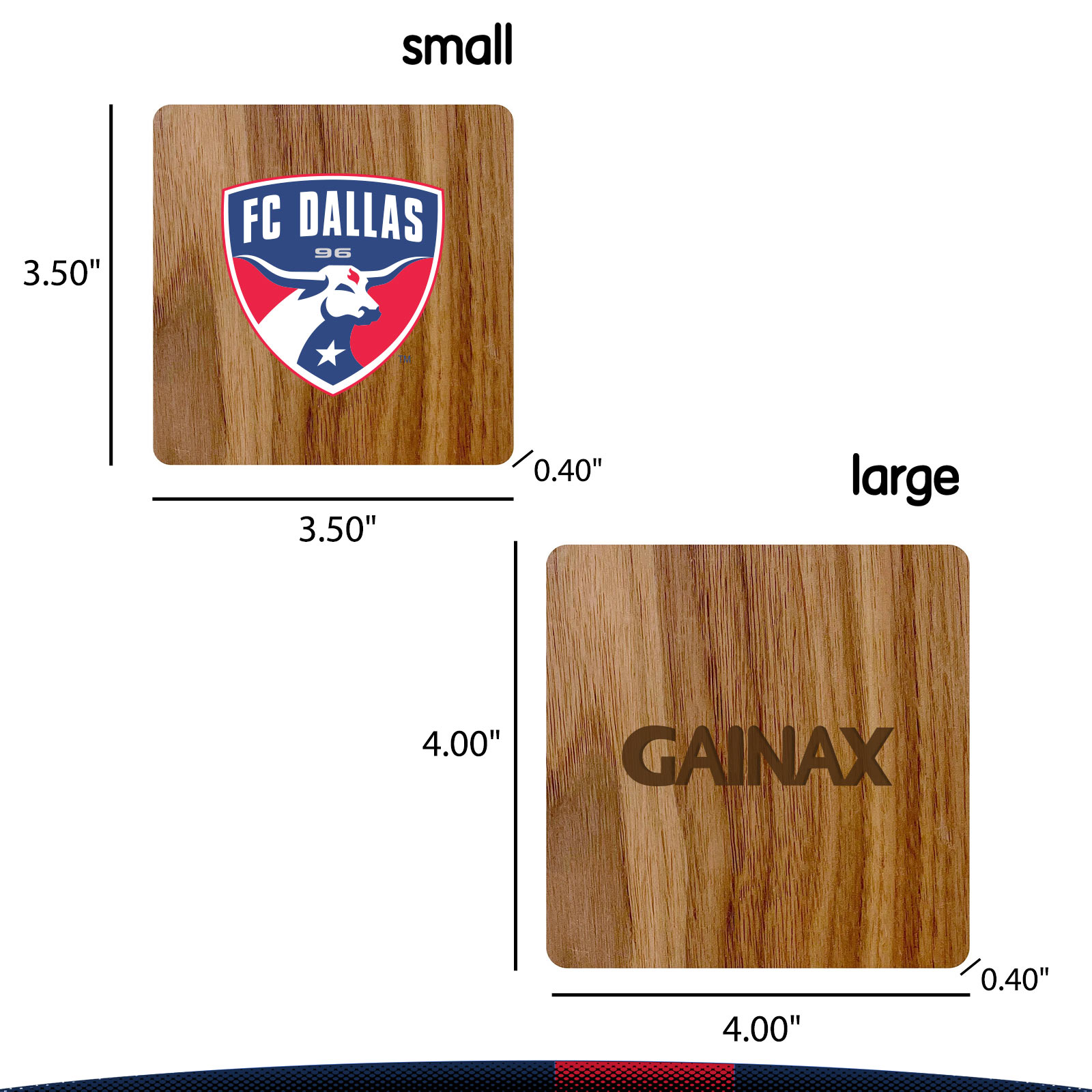 Barijat Walnut Square Coaster 6