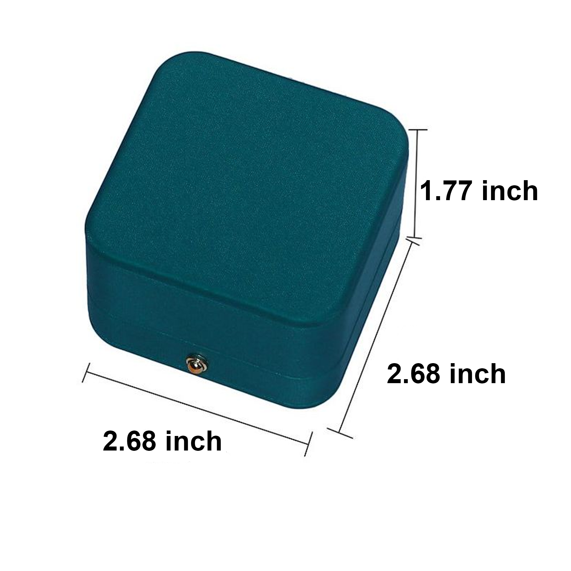 Pair Ring Earrings Box Can Be Customised With Logo Pu Leather 1