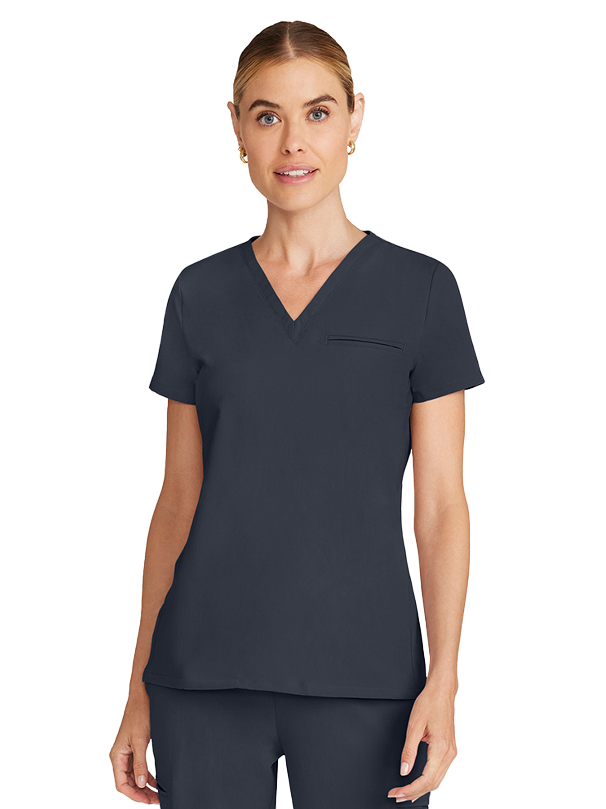 Medelita Scrubs - Women's 3-Pocket Flora V-Neck Scrub Top