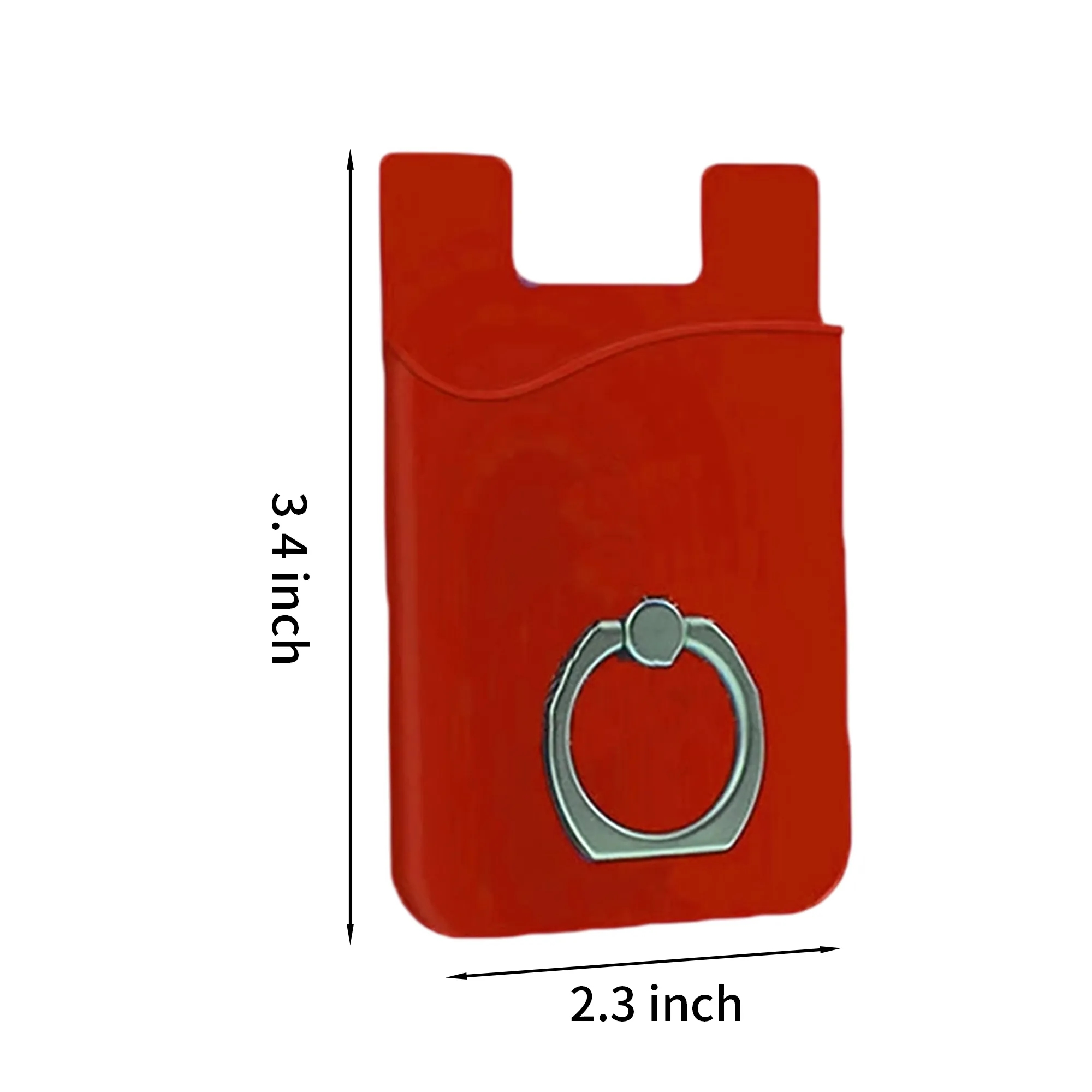 Silicone Phone Wallet with Grip Ring 12