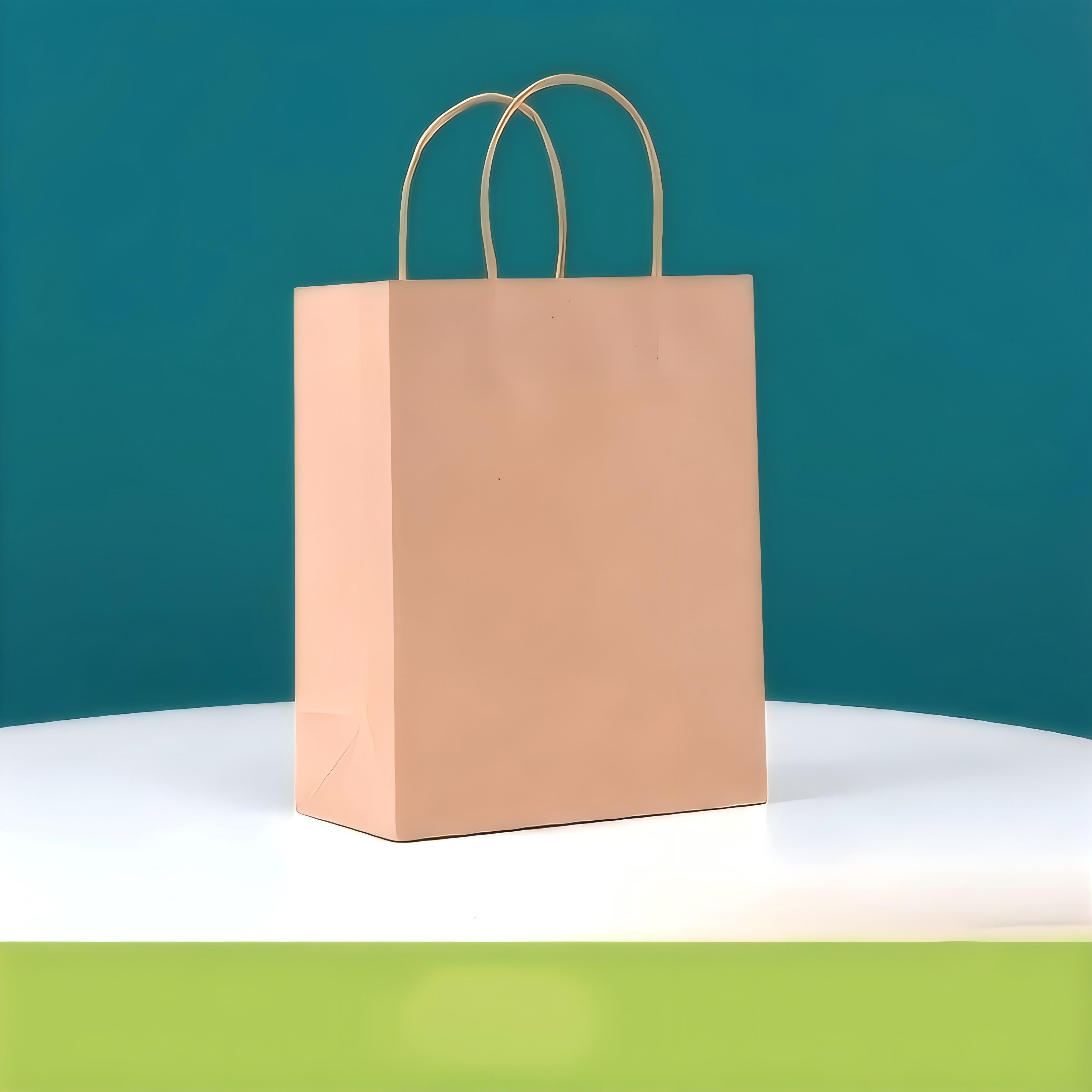 Recycled Kraft Paper Shopping Bag 3