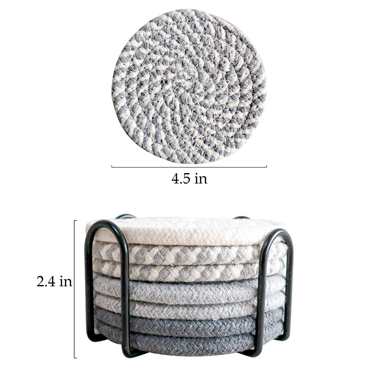Fabric Woven Cup Coasters 3