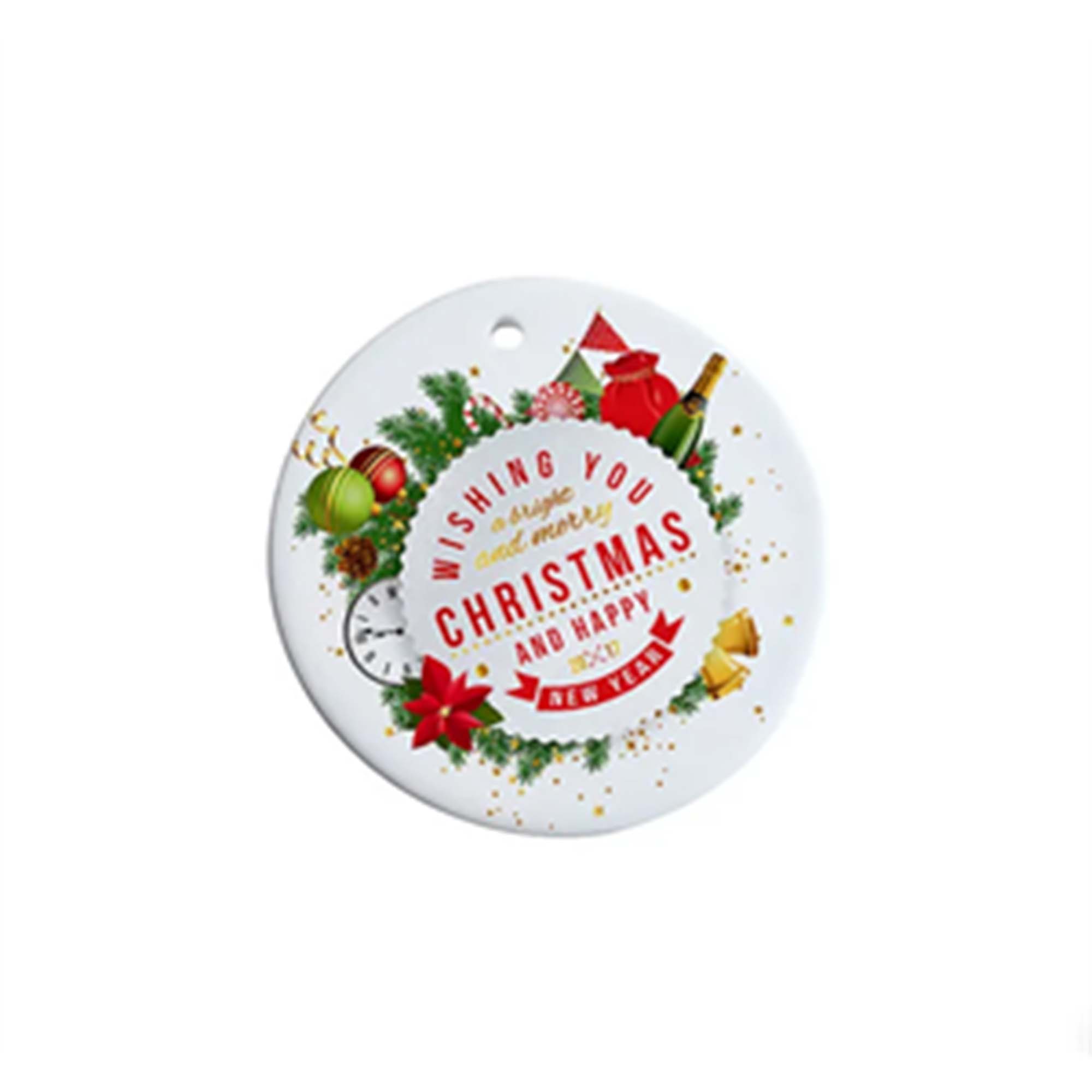 Christmas Ceramic Pendant 4