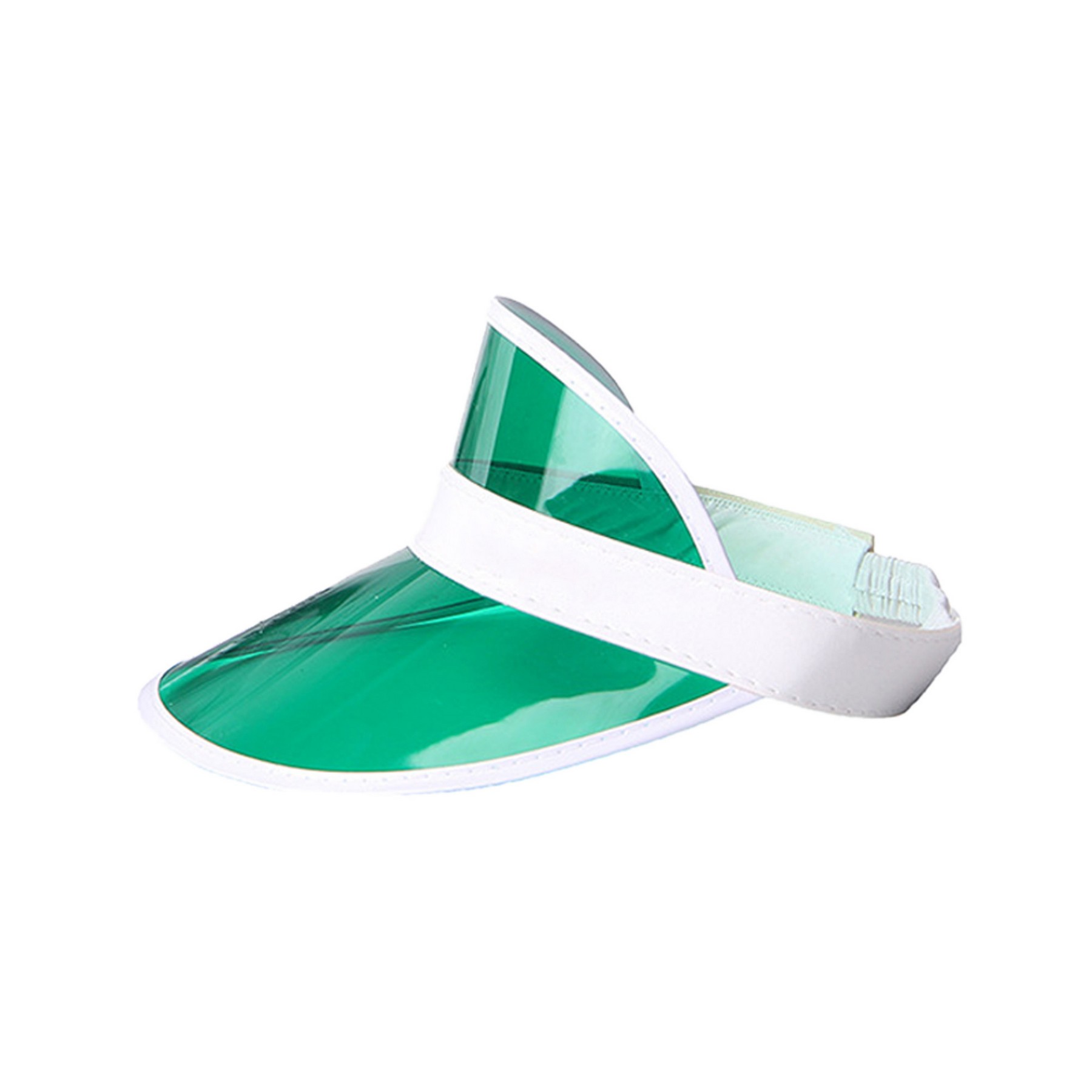 Pvc Clear Sun Visor Hat Uv Protection Face Shield Cap 2