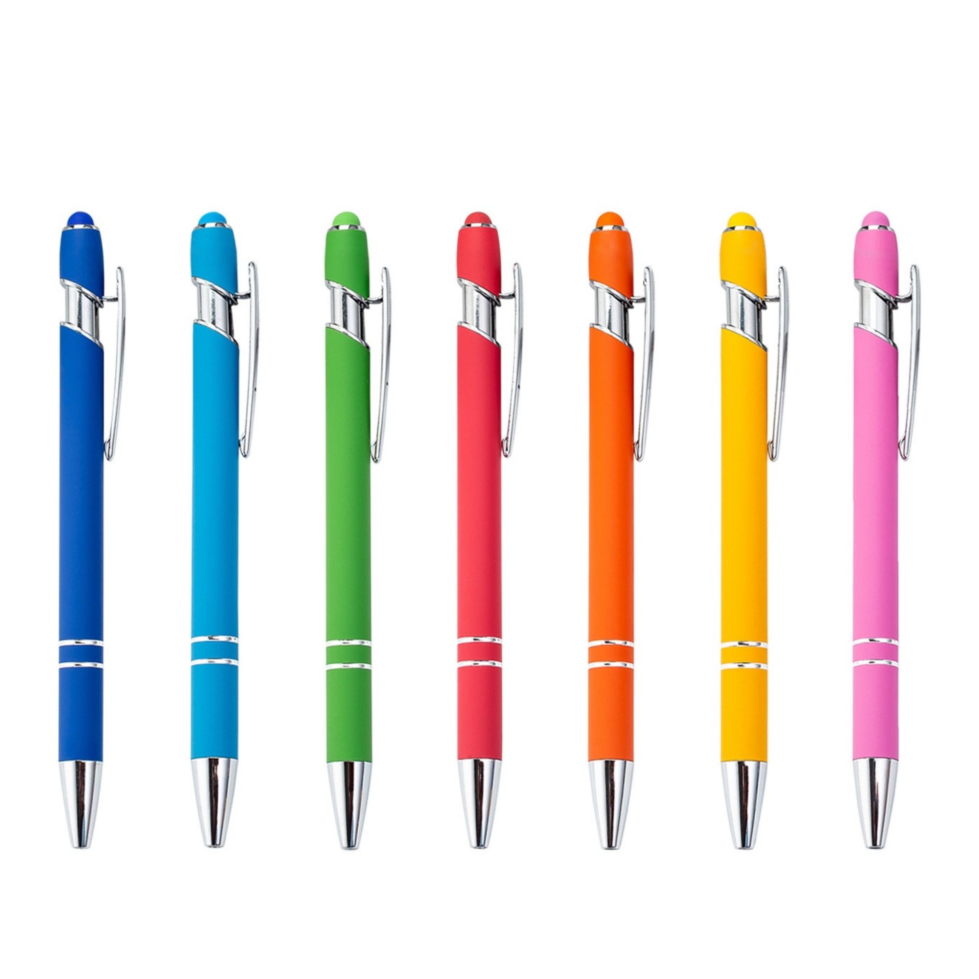 2-in-1 Stylus Retractable Ballpoint Pen With Stylus tip