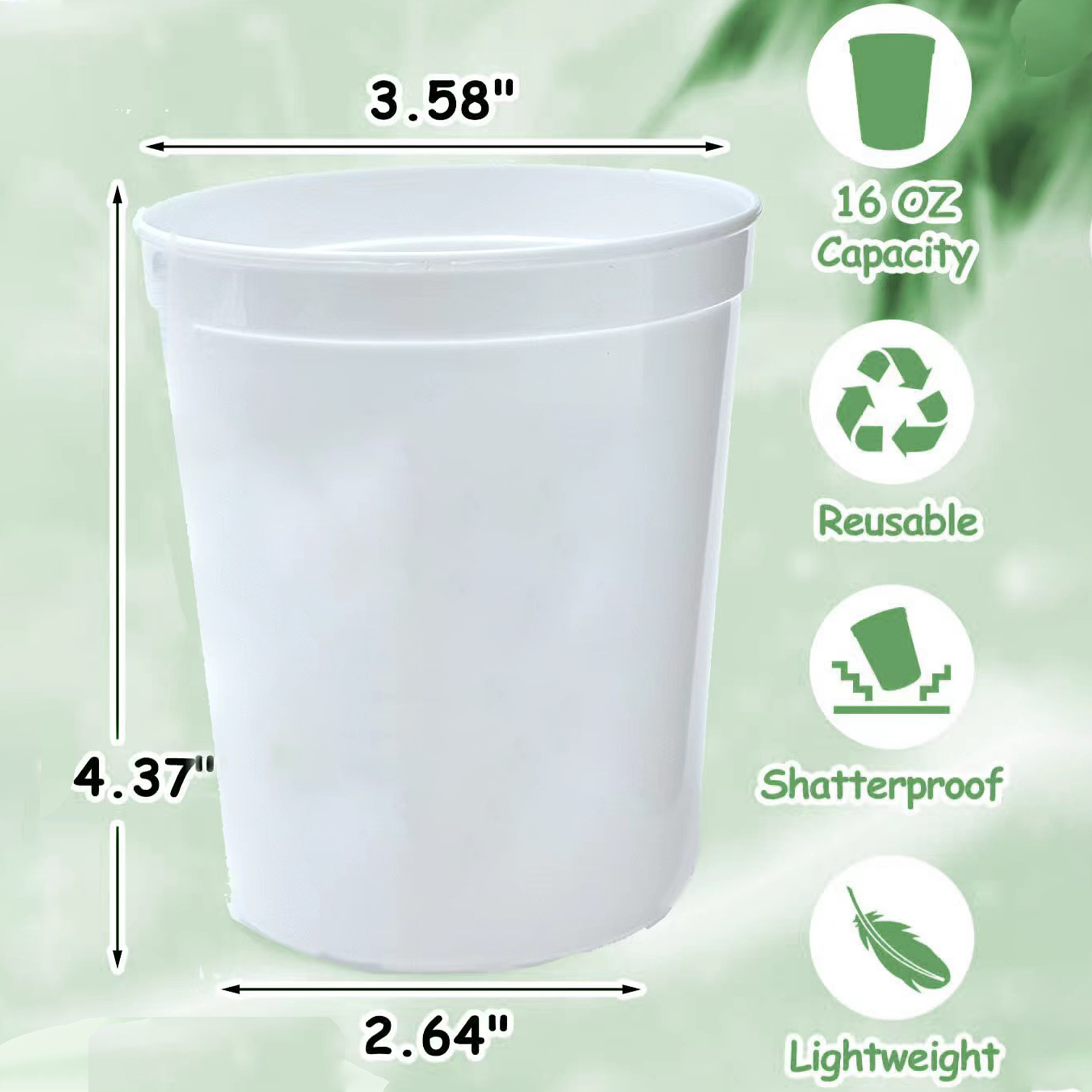Plastic Customizable Stadium Party Cups 3